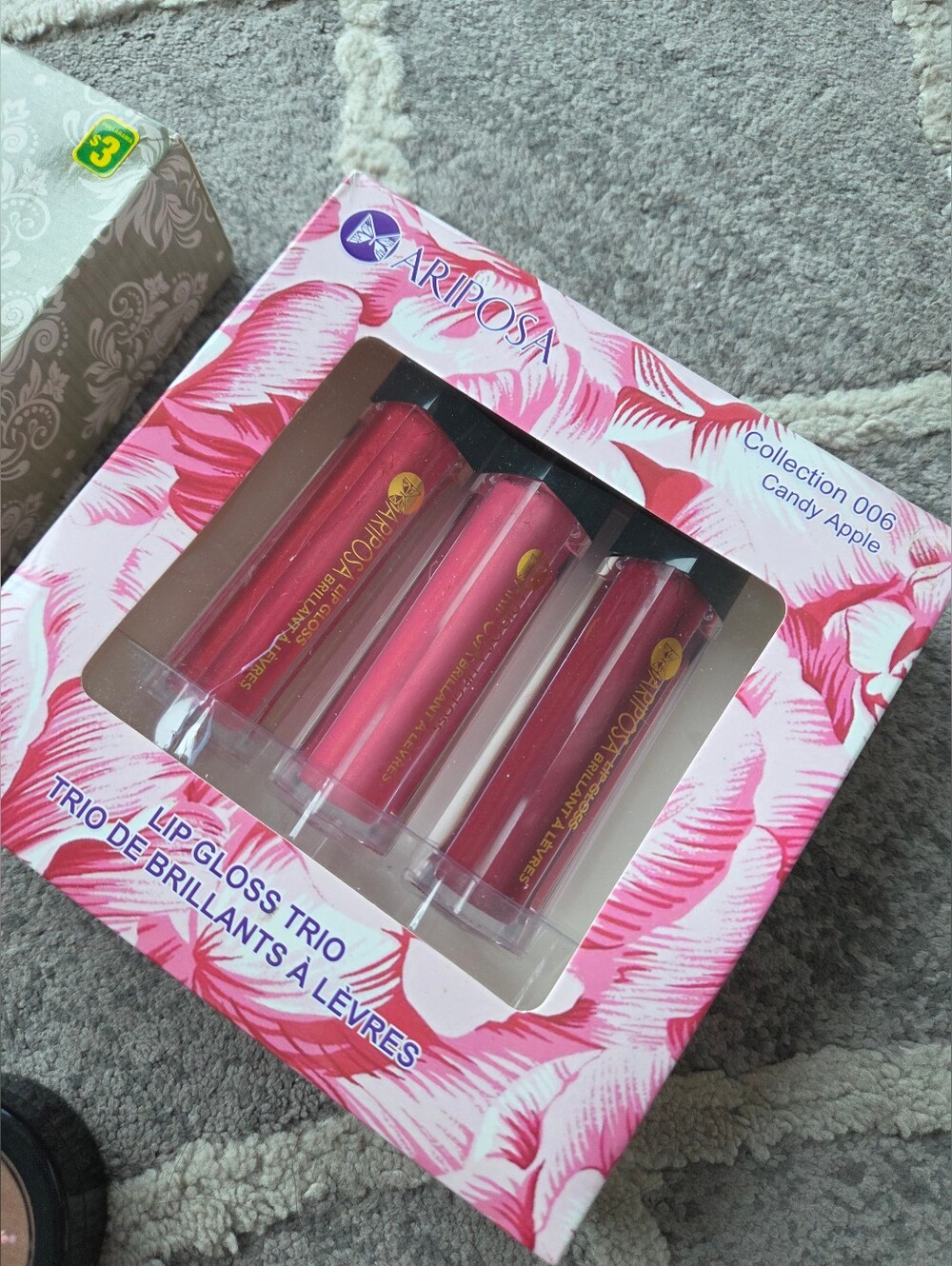 NWT Mariposa Lip Gloss Trio -#006